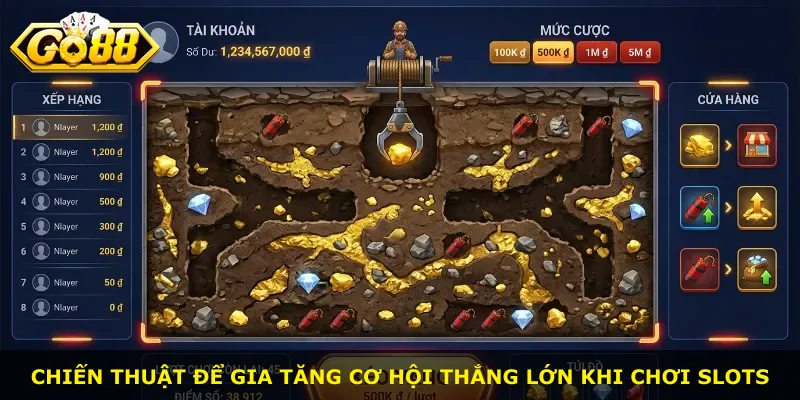 Chiến thuật để gia tăng cơ hội thắng lớn khi chơi slots