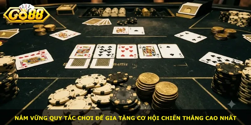Nắm vững quy tắc chơi để gia tăng cơ hội chiến thắng cao nhất