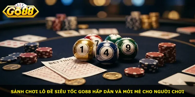 Sảnh chơi Lô Đề Siêu Tốc Go88 hấp dẫn và mới mẻ cho người chơi