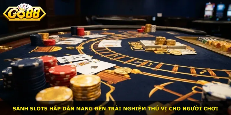 Sảnh slots hấp dẫn mang đến trải nghiệm thú vị cho người chơi