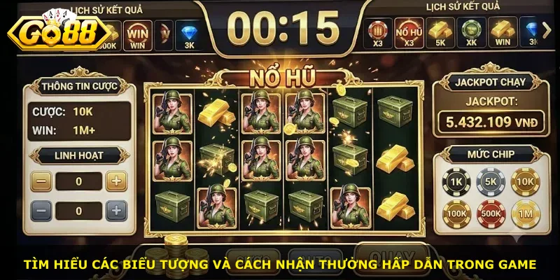 Tìm hiểu các biểu tượng và cách nhận thưởng hấp dẫn trong game