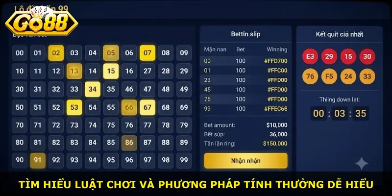 Tìm hiểu luật chơi và phương pháp tính thưởng dễ hiểu