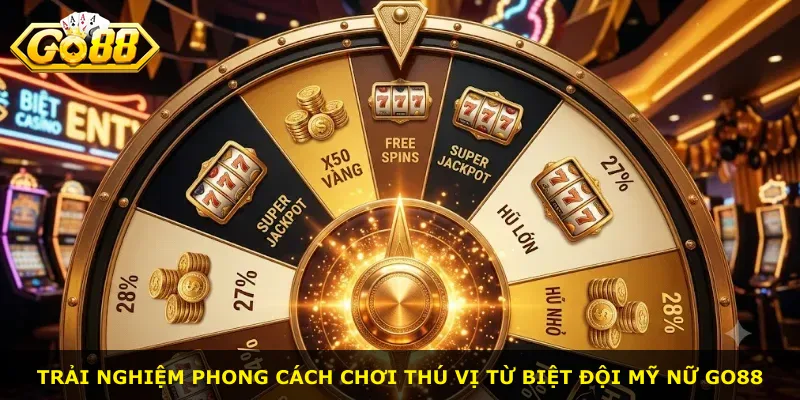 Trải nghiệm phong cách chơi thú vị từ Biệt Đội Mỹ Nữ Go88