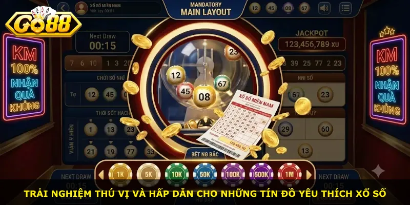 Trải nghiệm thú vị và hấp dẫn cho những tín đồ yêu thích xổ số